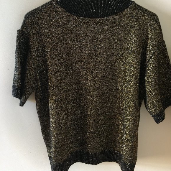 Carly Blake Black and Gold Sweater - Picture 3 of 6